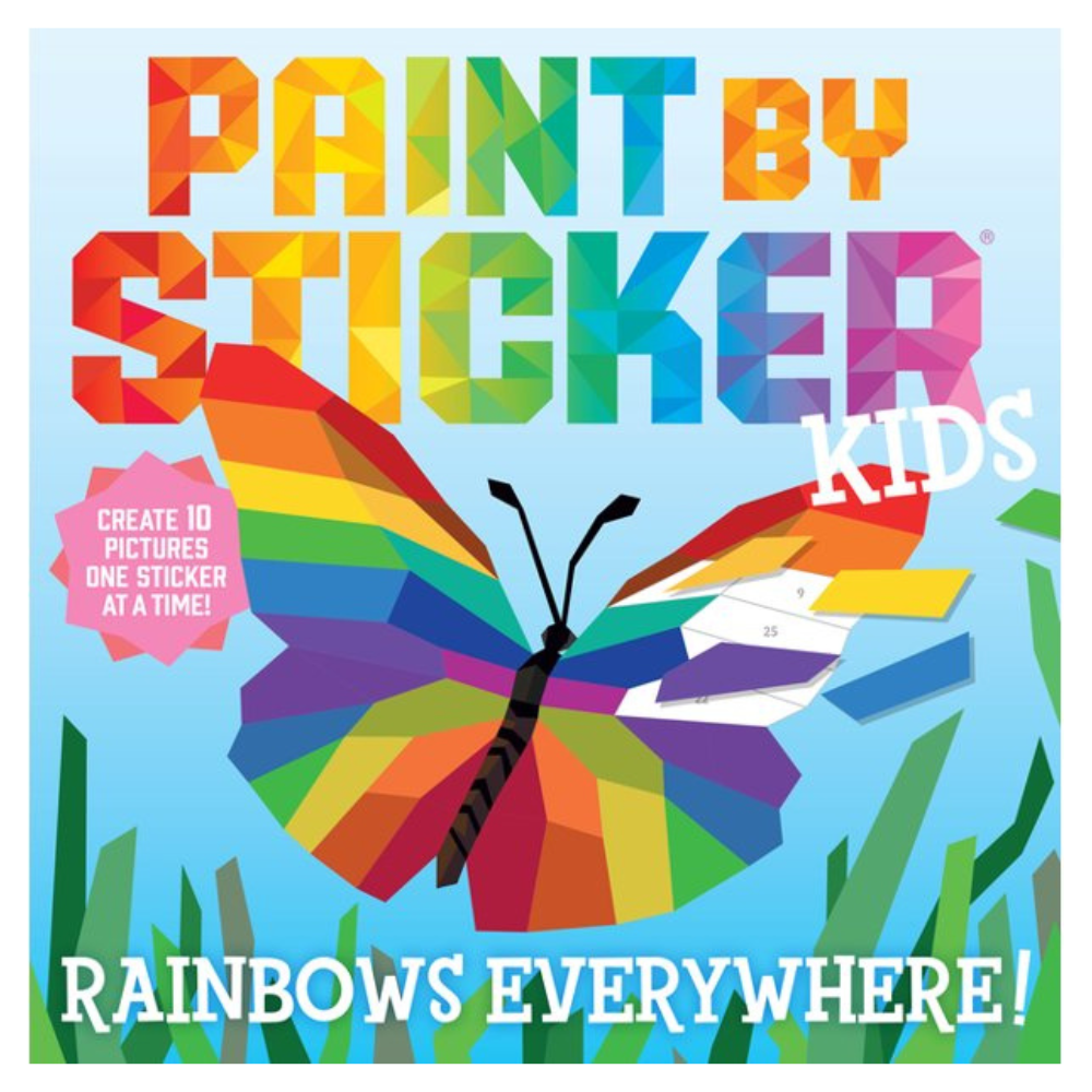Paint by Sticker Kids Rainbows Everywhere