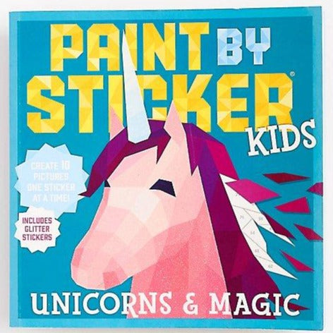 Paint by Sticker Kids Unicorns and Magic