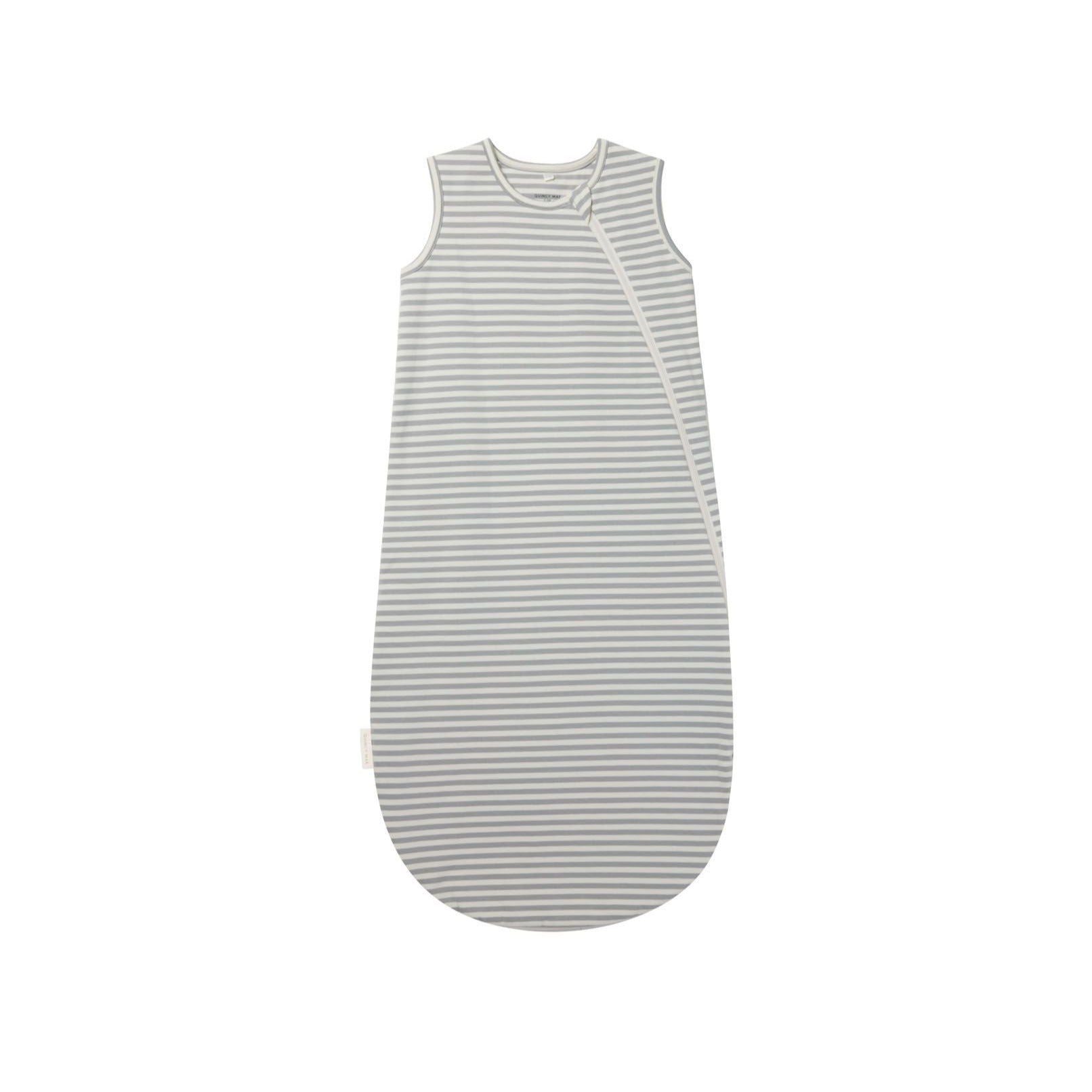 quincy mae sleeping bag in blue stripe
