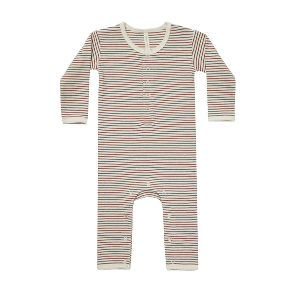 quincy mae ribbed baby jumpsuit in criss cross
