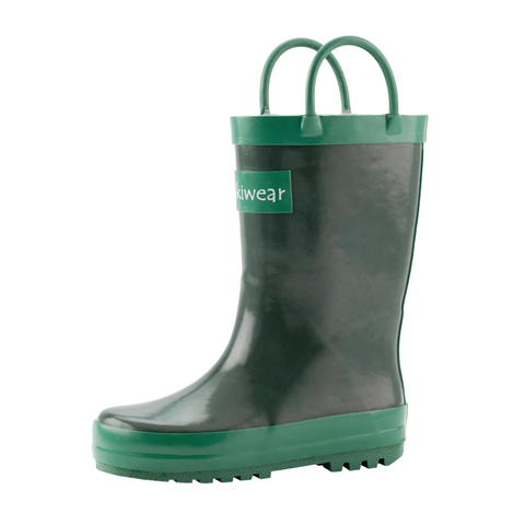 Rubber Rain Boots Natural Green