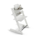 stokke tripp trapp chair and baby set bundle in white
