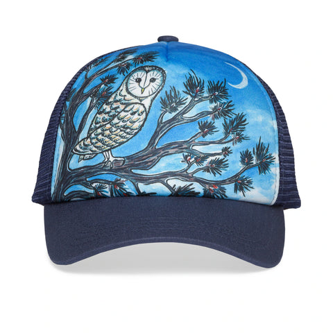 Kids Trucker Hat Night Owl