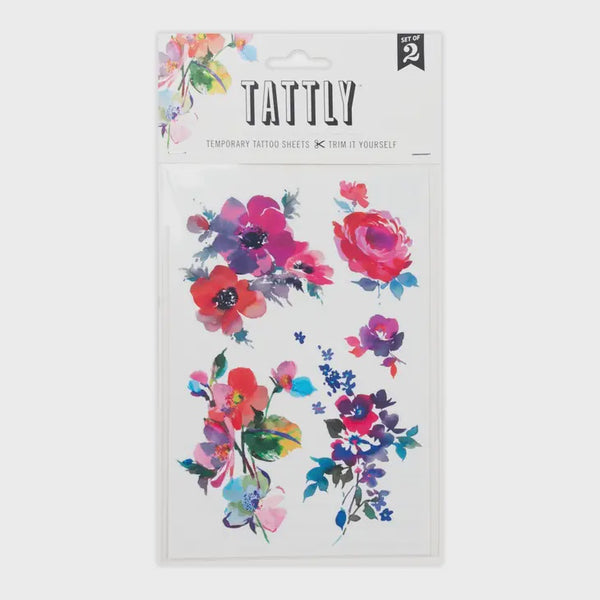 Temporary Tattoos - Watercolor Florals