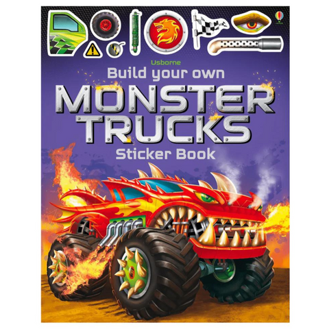 Build Your Own Monster Trucks Sticker Book