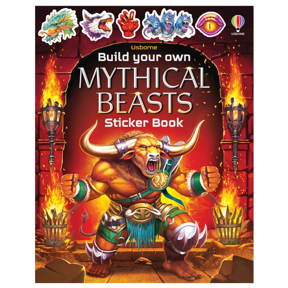 Usborne Build Your Own Sticker Book Mythical Beasts