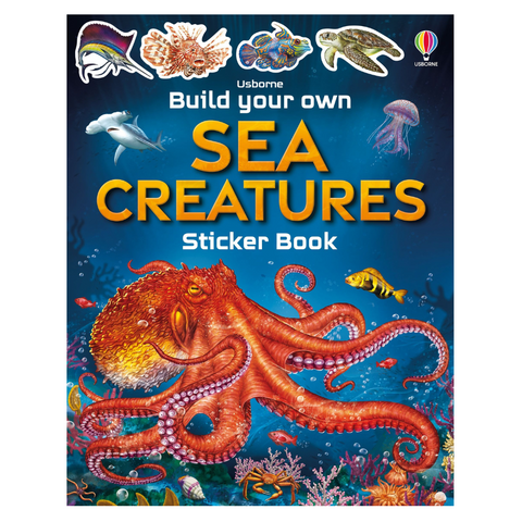 Usborne Build Your Own Sticker Book Sea Creatures