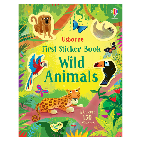 Usborne First Sticker Book Wild Animals