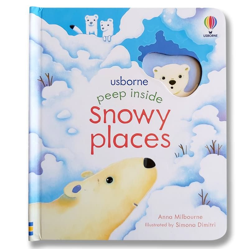 Usborne Peek Inside Book Snowy Places