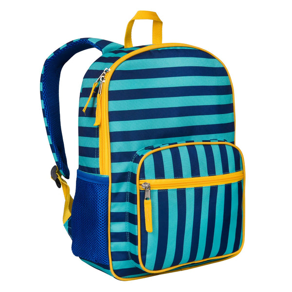 wildkin eco-backpack blue stripes